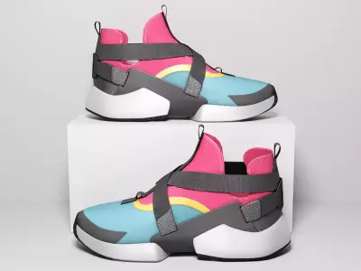 Sneakers 1 Low-poly 3D model