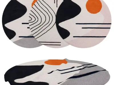 Rugs No 873 Low-poly 3D model