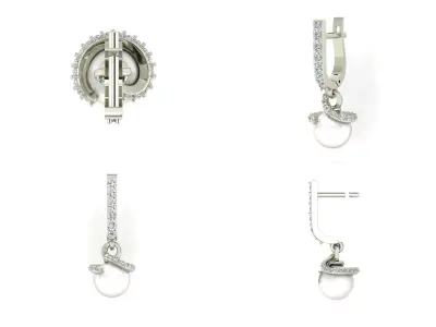 Earrings n8 3D print model