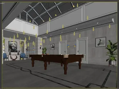 Living room 3D model