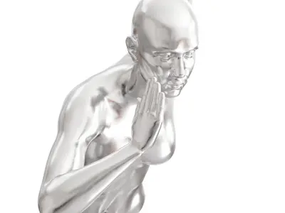 Runner Woman Wall Decor 3D model