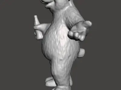 POLAR BEAR COCA COLA CHRISTMAS VINTAGE FIGURE STATUE ORNAMENT 3D print model