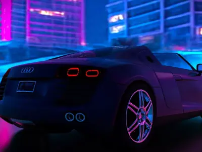 Audi R8 SUPERCAR 3D model