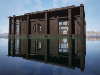 MATRIX 4 Dojo 3D model