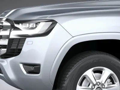 Toyota Land Cruiser GX 2022 3D model