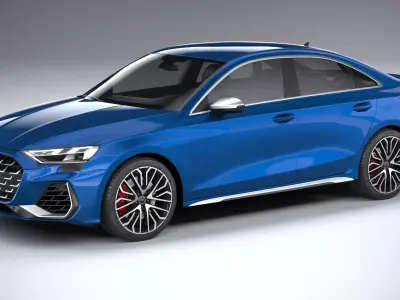 Audi S3 Sedan 2025 3D model