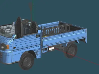 Orchard harvest car 3D model