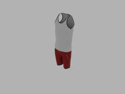 Sport Suit Low-poly 3D model get