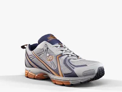 Spalding Running Shoes Low-poly 3D model