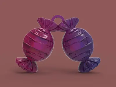 christmastree candy decor 3D print model
