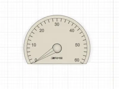 Speedometer 3D model