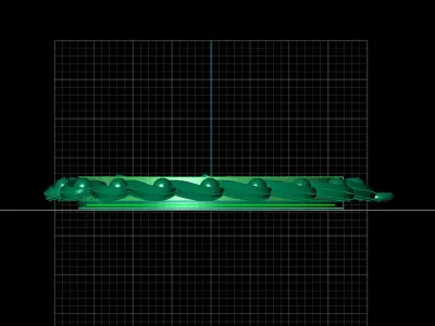  santa muerte holy death small size pendant 3D STL 3DM skull 3D print model