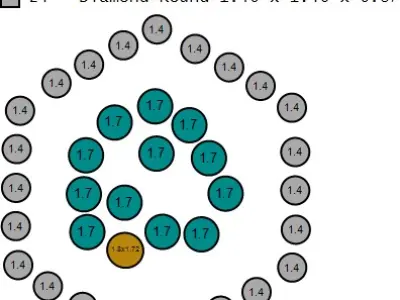 DIAMOND HONEYCOMB PENDANT 3D PRINTABLE MODEL 3D print model