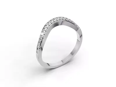 ring woman  3D print model 76