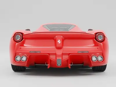 Ferrari LaFerrari Low-poly 3D model