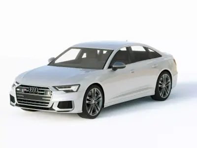 Audi S6 2020 3D model