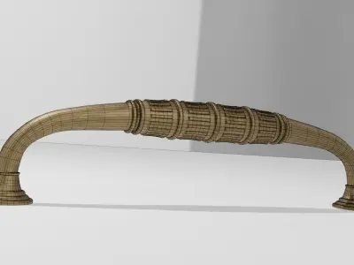 Bronze Furniture Handle 3D model