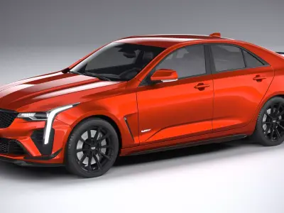 Cadillac CT4-V Blackwing CG 2022 3D model