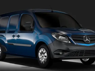 Mercedes Benz Citan Van L3 2017 3D model