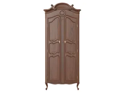 Wardrobe in classic style 750 3D model