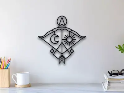 Zodiac Spring Wall Art 3D print model