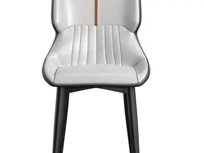 Modern Black Chair 3D model