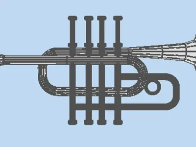 Trumpet Type 3 3D model