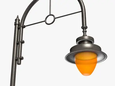 Street Lantern  Low-poly 3D model