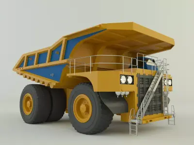 Big Mining Truck 3D model