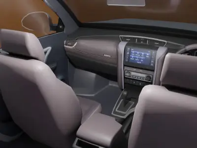 Toyota Fortuner Low poly  Low-poly 3D model