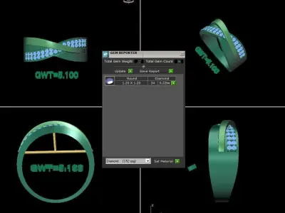 FASHION RING 3D model get
