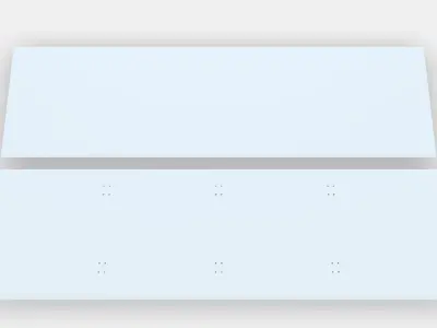 NORDLI Top and plinth 2 3D model