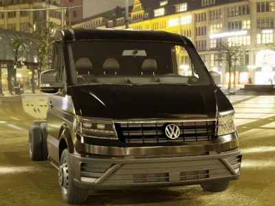 VW Crafter Pritsche 3D model