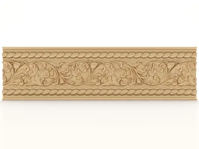 Ceiling Molding 10 - For CNC and Interior 3D model
