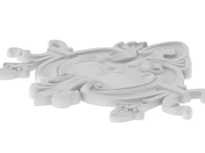 Cartouche Ornament 040 3D model