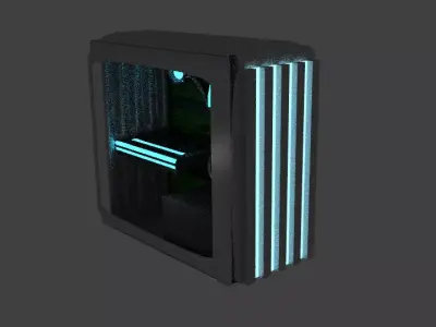 gaming pc 3D model