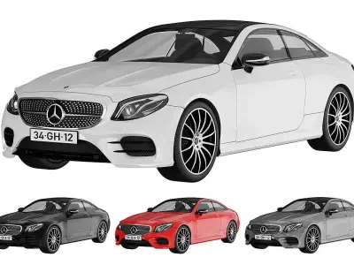 Mercedes Benz E Class C238 BLENDER 3D Model Cycles 3D model