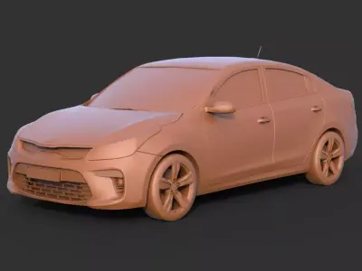 Kia Rio 3D print model