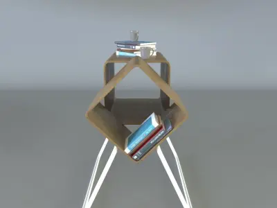 Decorative Table Low-poly 3D model buy