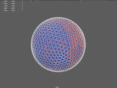 golf ball 3D model 19