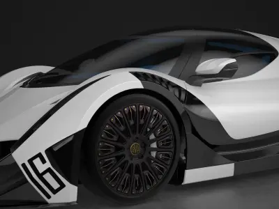 Devel Sixteen Super Car 3D model