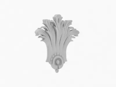 Cartouche Ornament 004 3D model