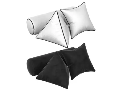 Pillow Set 3in1 3D model