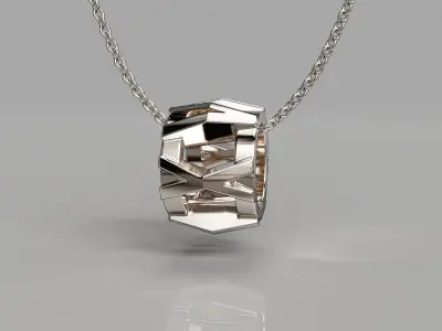 Tiffany X Open Pendant 3D print model