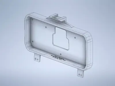 Haltech UC-10 Display Subaru Dash Mount 3D print model