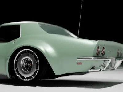 Chevrolet Corvette C4 OEM Rims 3D model