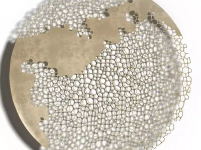 Coral Wall Sculpture 3D model