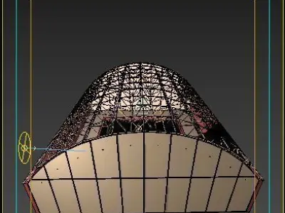 Parametric vault swiming pool 3D model