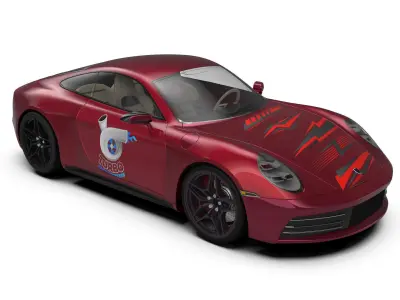 Tesla Model S-Electric Sedan - 3D Mode 3D model