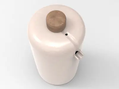 Zimga Oil Jug Low-poly 3D model